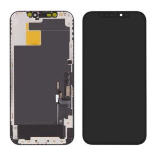 LCD iPhone 12 / 12 Pro с черным тачскрином + дисплейная рамка 60Hz (без ошибки) ZY-IN CELL FHD (M) 