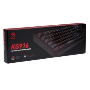 Клавиатура проводная MARVO KG916 (USB,с подсветкой) Black