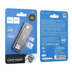 Card Reader HOCO HB39 (Type-C) Grey