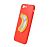 Чохол Samsung J3 / J330 (2017) Silicon Mirror Banana Red "Акційна ціна"