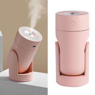 Увлажнитель воздуха L09(158)Pink (ночник, 2 режима, 180°, подстветка, 220мл, USB-TYPE-C)