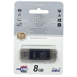 Usb 8Gb T&G 009 Star series (Type C 2.0) Black