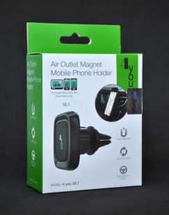 Holder 4you GL1 Black (в повітропровід, потужний магніт 360 °, РРЦ-194грн)