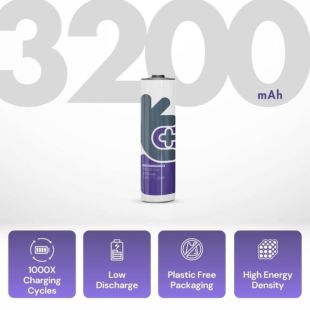 АКБ 18650 Uniross 3200mAh (захист від перезаряду)
