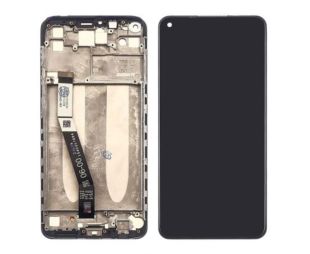 LCD Xiaomi Redmi Note 9 черным тачскрином + корпусная рамка (M) 