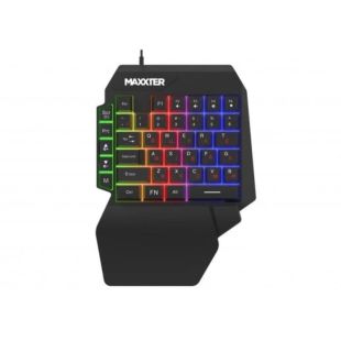 Клавиатура проводная игровая Maxxter KBG-OH-01B-UA Black