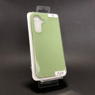 Чохол Samsung A26 Silicon Original FULL №15 Green (4you)