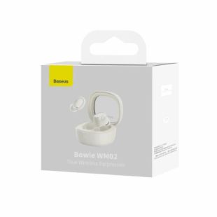 Bluetooth-гарнітура Baseus Bowie WM02 True Wireless Earphones Creamy-white NGTW370202