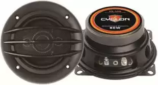 Автомобільна акустика CYCLONE FX-102 (80W, 2 динаміка, гарантія до установки)