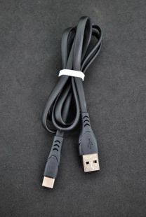 Usb-cable Type-C 4you Sula black (2.4A, Silicon)
