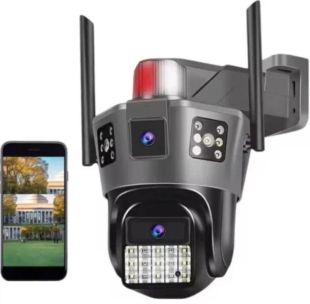 IP-камера вулична SD-39 (SIM-картка, 2 лінзи) Black