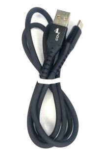 Usb-cable Type-C 4you Telon black (2.1A)  (от10шт - 10%)