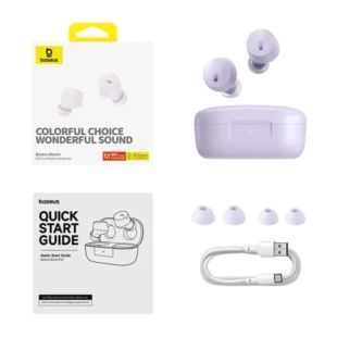 Bluetooth-гарнітура Baseus Bowie E18 True Wireless Earphones Purple A00023800533-00