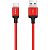 Usb-cable Type-C HOCO X14 Times 3A 1m (круглий,тканинний, метал. коннект) Red