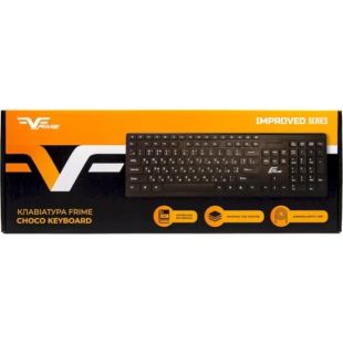 Клавіатура дротова Frime Choco Keyboard Black USB (FKBB0223)