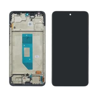 LCD Xiaomi Redmi Note 14(4G) із чорним тачскрином + корпус рамка161 mm GXQC Service Pack Original (M)