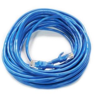 Кабель сетевой RJ45 10м, синий (витая пара)