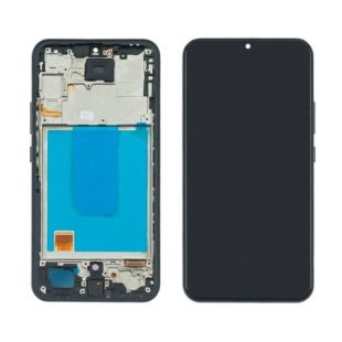 LCD Samsung A34 (5G) / A346 (2023) із чорним тачскрином + корпусна рамка OLED FULL SIZE (М) 