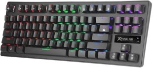 Клавіатура провідна XTRIKE ME GK-979 TKL (USB, з підсвічуванням) Black