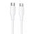 Cable Type-C/Type-C HOCO X124 60W 1m (круглий) White
