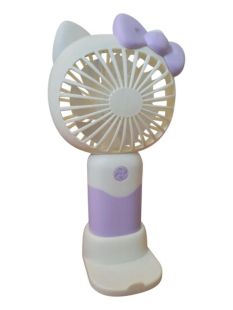 Вентилятор ручний MINI FAN SD-89 (підставка, 3 режими) Violet