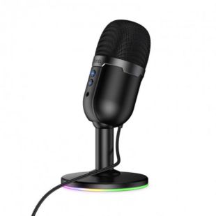 Микрофон настольный HOCO L25 Bright USB Black