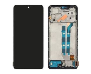 LCD Xiaomi Redmi Note 12Pro (4G) із чорним тачскрином + корпусна рамка OLED (M)