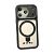 Чохол iPhone 17Pro Silicon Armor MagSafe Holder Grey