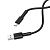 Usb-cable Type-C BOROFONE BX31 3A 1m (круглий шнур) Black