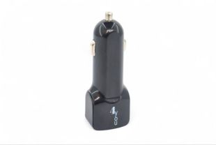 АЗП 4you B1 (2100mAh - 100%, Long, 2 USB, Exclusive design) black