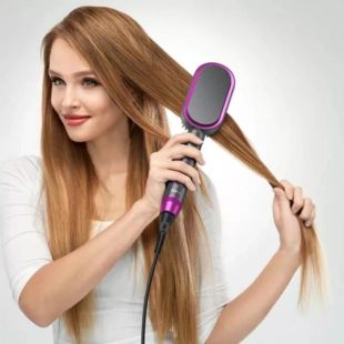 Гребінець-випрямляч для волосся HOCO HP44 Rose red