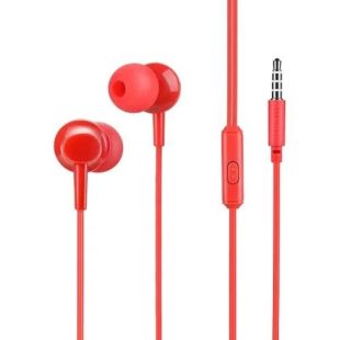 Гарнитура HOCO M14 (микрофон,круглый шнур) Red