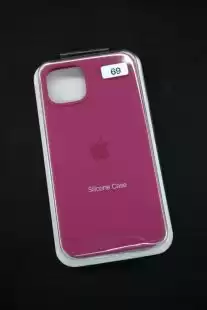 Чохол iPhone 13mini Silicon Case original FULL №69 raspberry (4you)