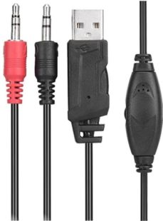 Гарнитура XTRIKE ME HP-311 (микрофон, мониторы,LED) Black