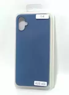 Чохол Samsung A05(4G) Silicon Original FULL № 14 Dark blue (4you)