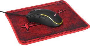 Мышь проводная  XTRIKE ME GMP-290 (игровая, Led, +коврик) Black