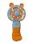 Вентилятор ручний HK59-19 (підставка для телефону, 3 режими, Type-C) Blue/Orange