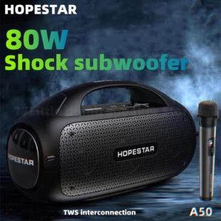 Портативная колонка HOPESTAR A50 80W Black