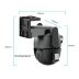 IP-камера Q821 вулична (2 камери) Black