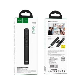 Презентер із лазерною указкою Hoco GM200 (бездротовий USB-приймач 2,4 ГГц) Black