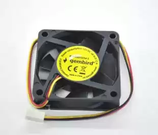 Вентилятор Gembird D6015SM-3/60x60x25 мм/з підшипником /середня швидкість/3 pin(Д)