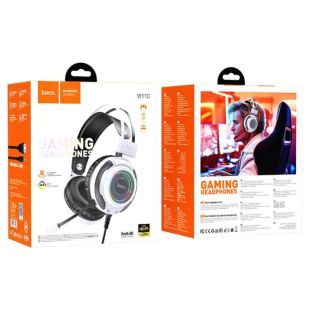 Гарнитура HOCO W110 (микрофон) (Мониторы) White