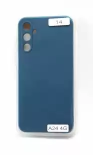 Чохол Samsung A24(4G) Silicon Original FULL № 14 Dark blue ( 4you )