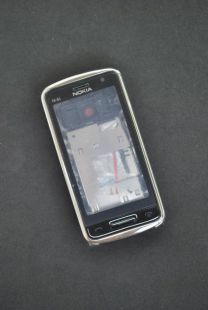Корпус Nokia C6-01 AAA черный полный с кнопками