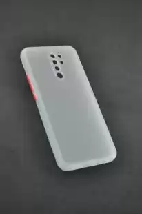 Чохол Xiaomi Redmi 9 Silicon Gingle Matte White / Red