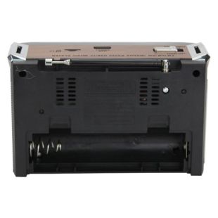 Радіоприймач Golon RX-BT087 (Bluetooth, USB+SD, ліхтарик) Brown