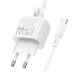 СЗУ-USB BOROFONE BAS41A 2USB 2.4A + кабель Type-C White (блістер)