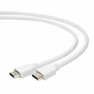 Кабель Cablexpert CC-HDMI4-W-6 (HDMI V.1.4, тато / тато, позолоч.контакти, 1.8м, білий)