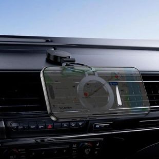 Holder HOCO H98 Rider folding Ring Magnetic (center console) Black