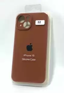 Чохол iPhone 15 Silicon Case original FULL Camera №32 milk chocolate (4you)